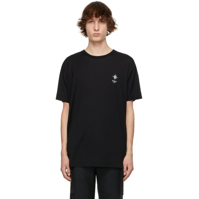 Photo: Givenchy Black Oversized Logo Print T-Shirt