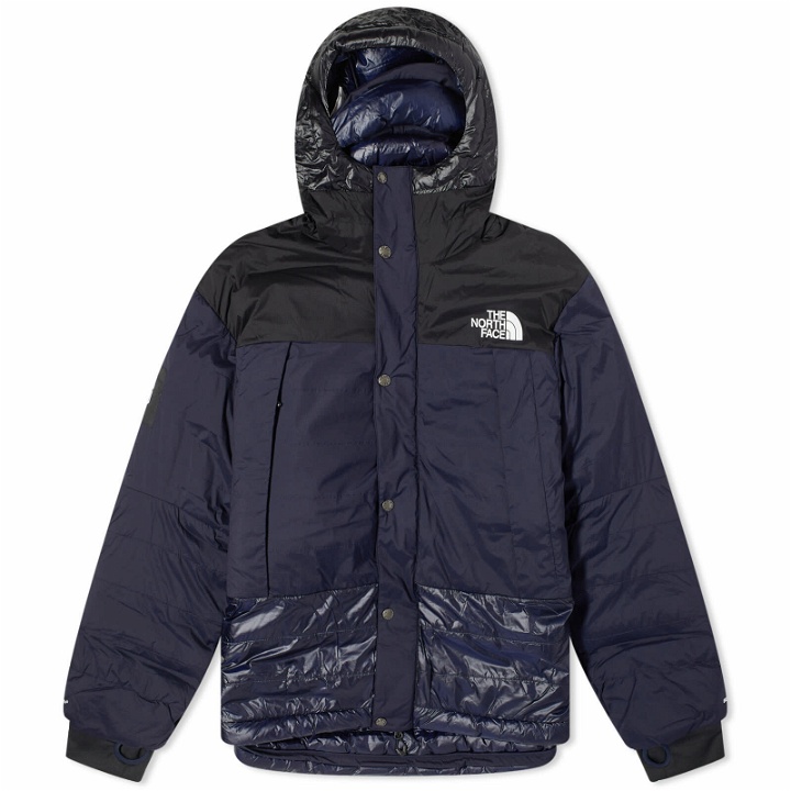 Photo: The North Face Men's x Undercover 50/50 Mountain Jacket in Tnf Black/Aviator Navy