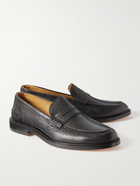 VINNY's - New Townee Leather Penny Loafers - Black