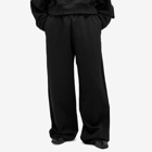 WARDROBE.NYC Women's Semi Matte Track Pants in Black