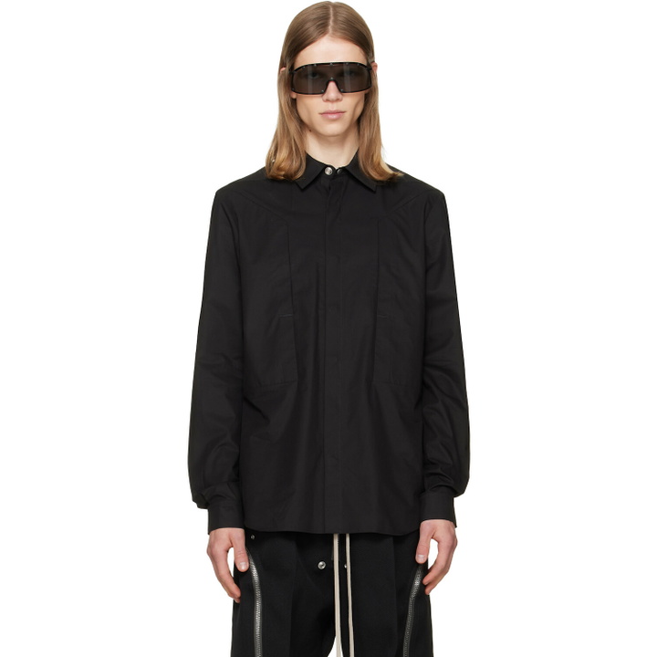 Photo: Rick Owens Black Tower Fogpocket Overshirt