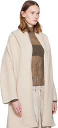 Lauren Manoogian Off-White Capote Coat