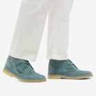 Clarks Originals Women's Desert Boot in Ocean Blue Suede