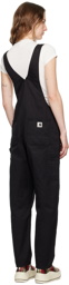 Carhartt Work In Progress Black Norris Bib Overalls