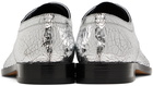 Maison Margiela Silver Tabi Mirror Oxfords