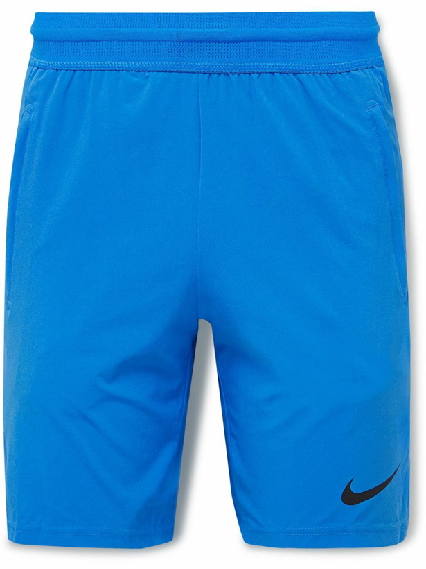 Photo: Nike Training - Pro Flex Vent Max Straight-Leg Dri-FIT Shorts - Blue