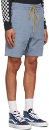 Rhude Blue Logo Sweat Shorts