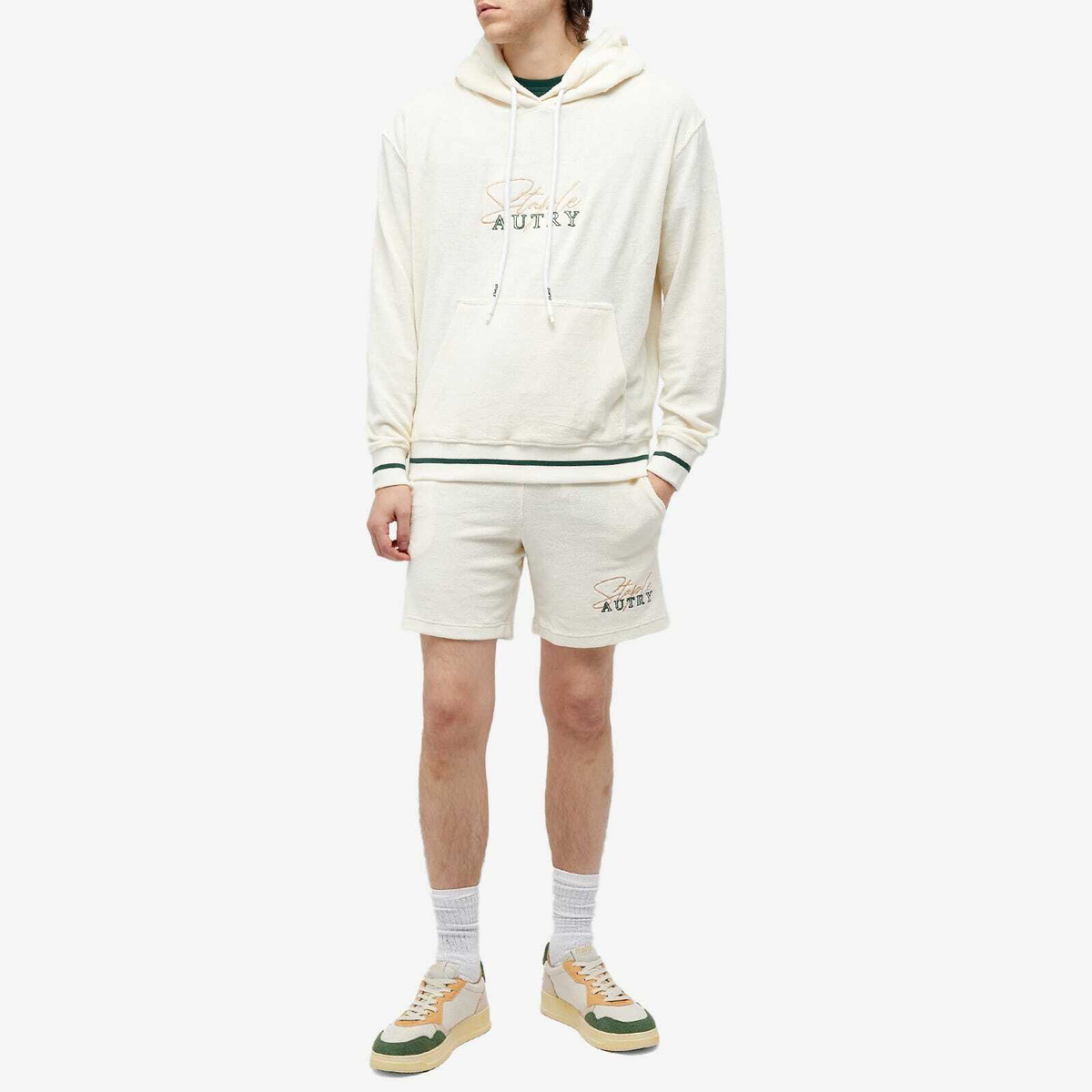 Autry Men's x Staple Shorts in Tinto White