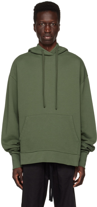 Photo: thom/krom Green M S 156 Hoodie