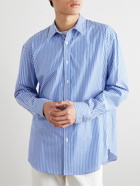 Nili Lotan - Cristobal Striped Cotton-Poplin Shirt - Blue