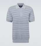 Frescobol Carioca Vidal cotton jacquard polo shirt