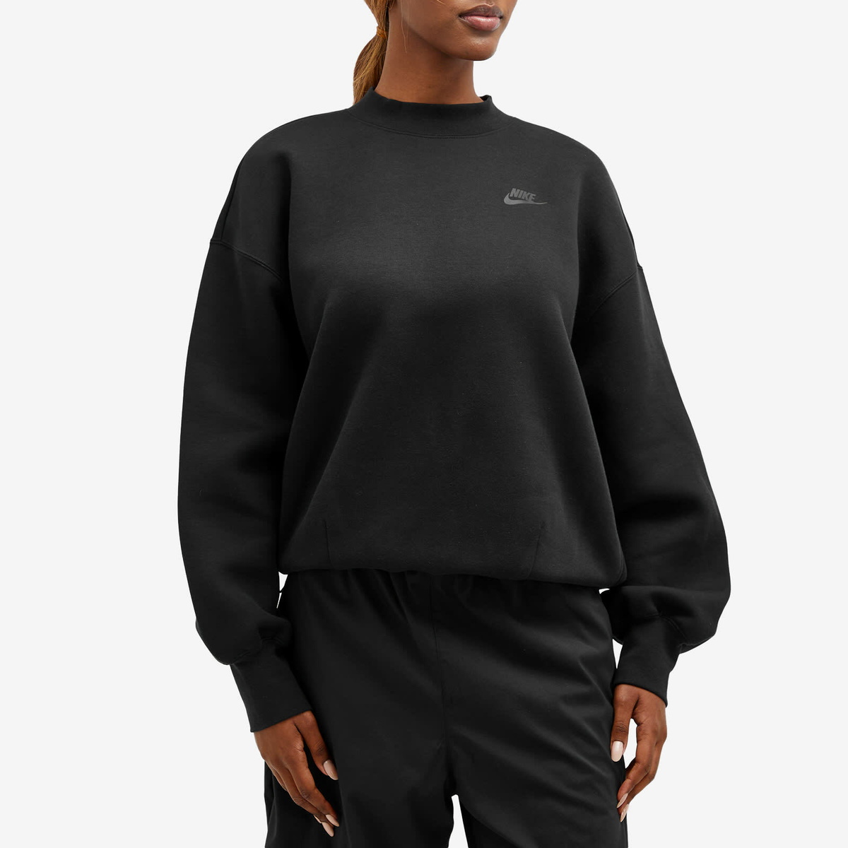 womens black tech fleece