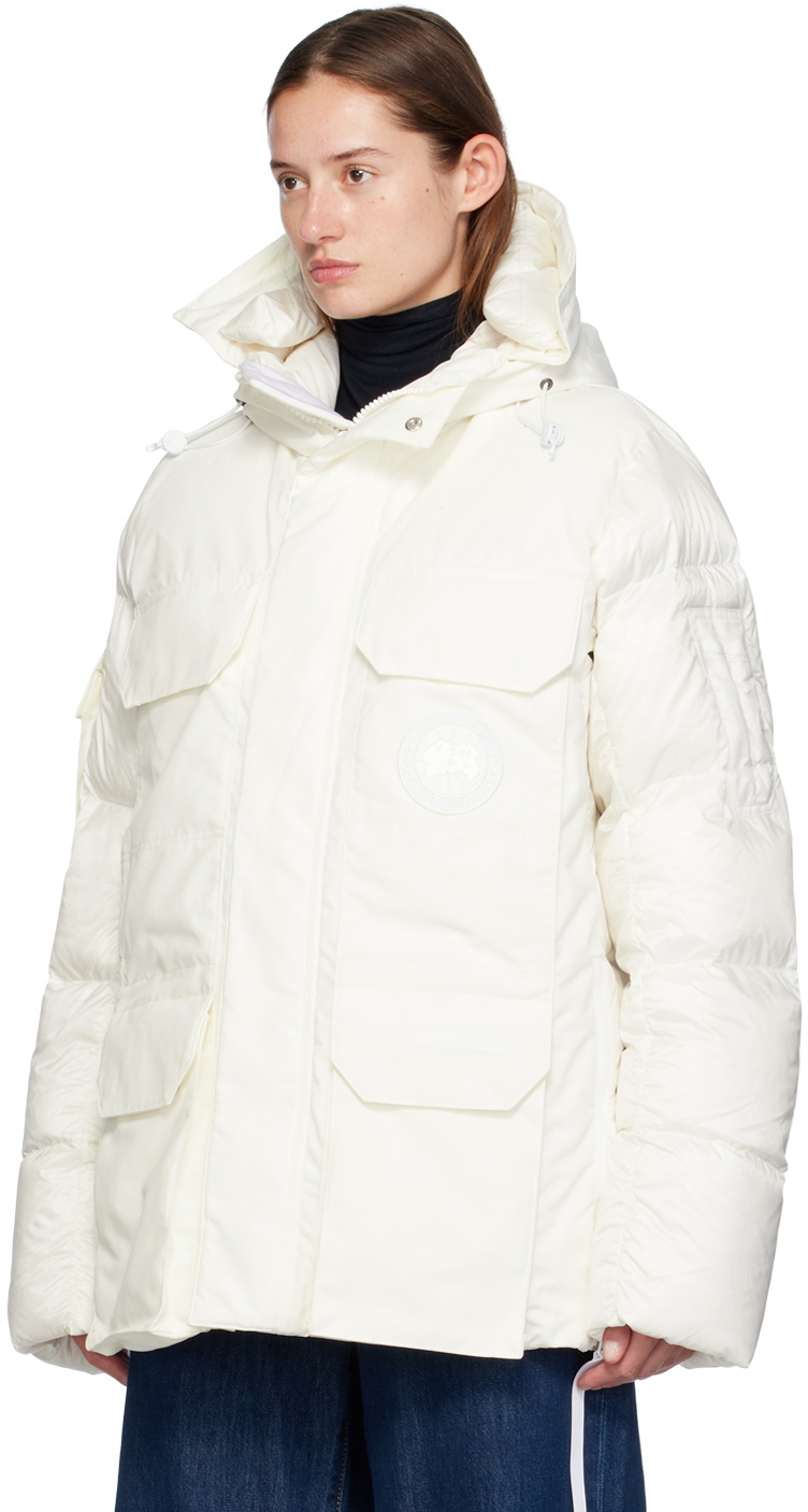 Canada Goose White Paradigm Expedition Down Parka Canada Goose