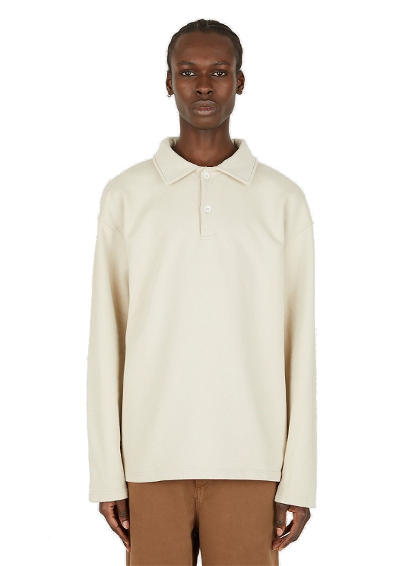Photo: Another 0.1 Polo Shirt in Cream