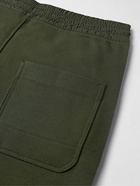 Y-3 - Tapered Logo-Appliquéd Cotton-Jersey Sweatpants - Green