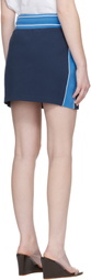 Casablanca Navy Punto Miniskirt