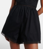 Faithfull Emilia lace-trimmed cotton romper