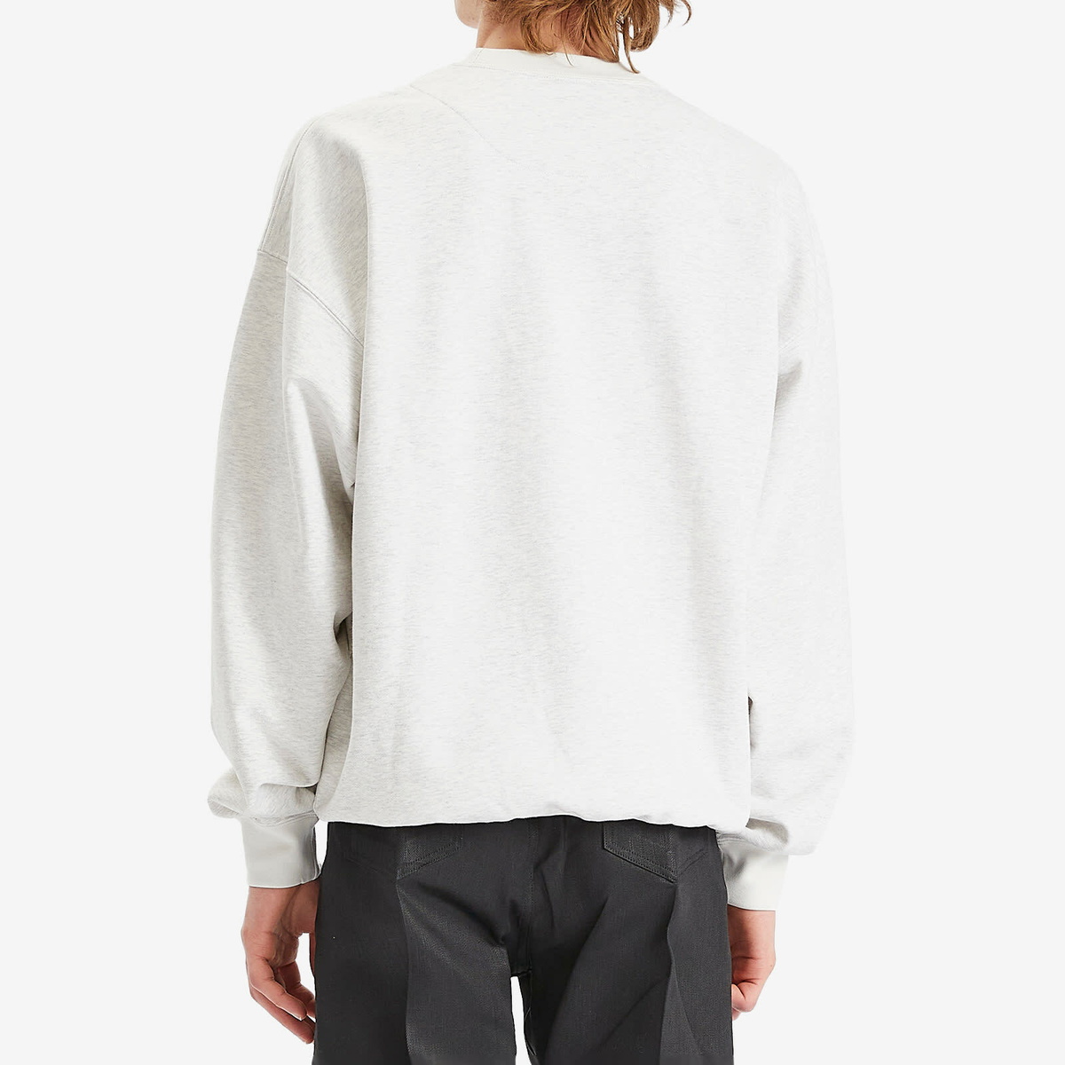 Y-3 Men's FT Sweatshirt in Light Grey