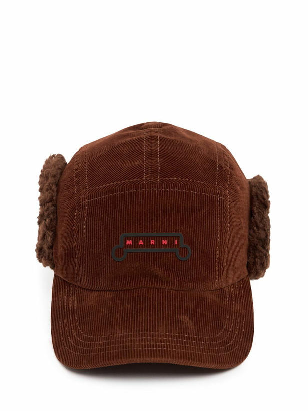 Photo: MARNI Corduroy Baseball Hat