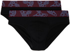 Vivienne Westwood Two-Pack Black Briefs