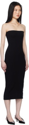 Gil Rodriguez Black 'The Tube' Convertible Midi Dress