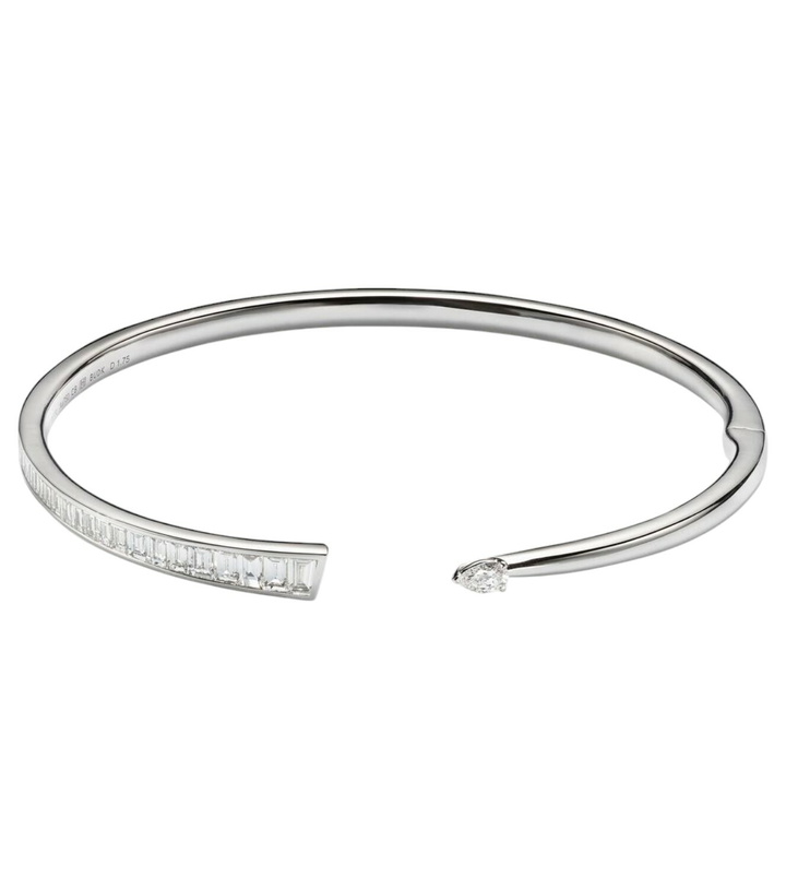 Photo: Bucherer Fine Jewellery Inner Fire 18kt white gold bangle with diamonds