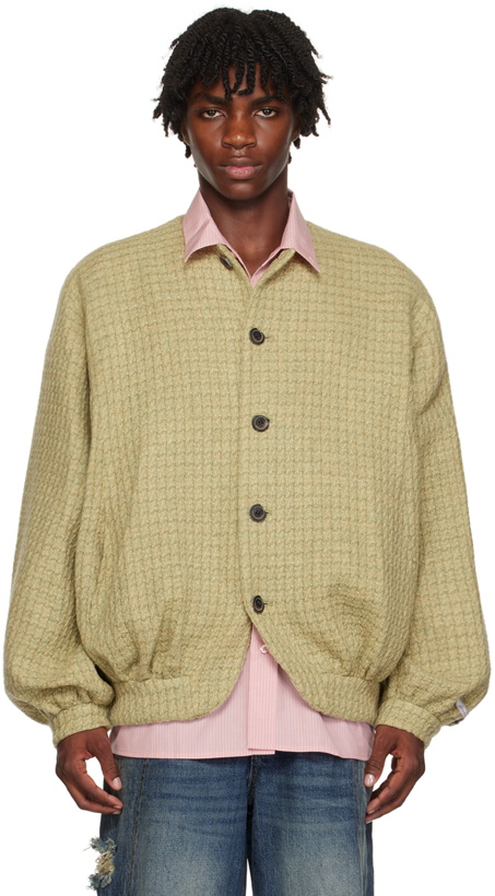 Photo: ADER error Green Balloon Sleeve Jacket