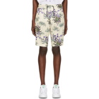Kenzo White Tech All Over Shorts