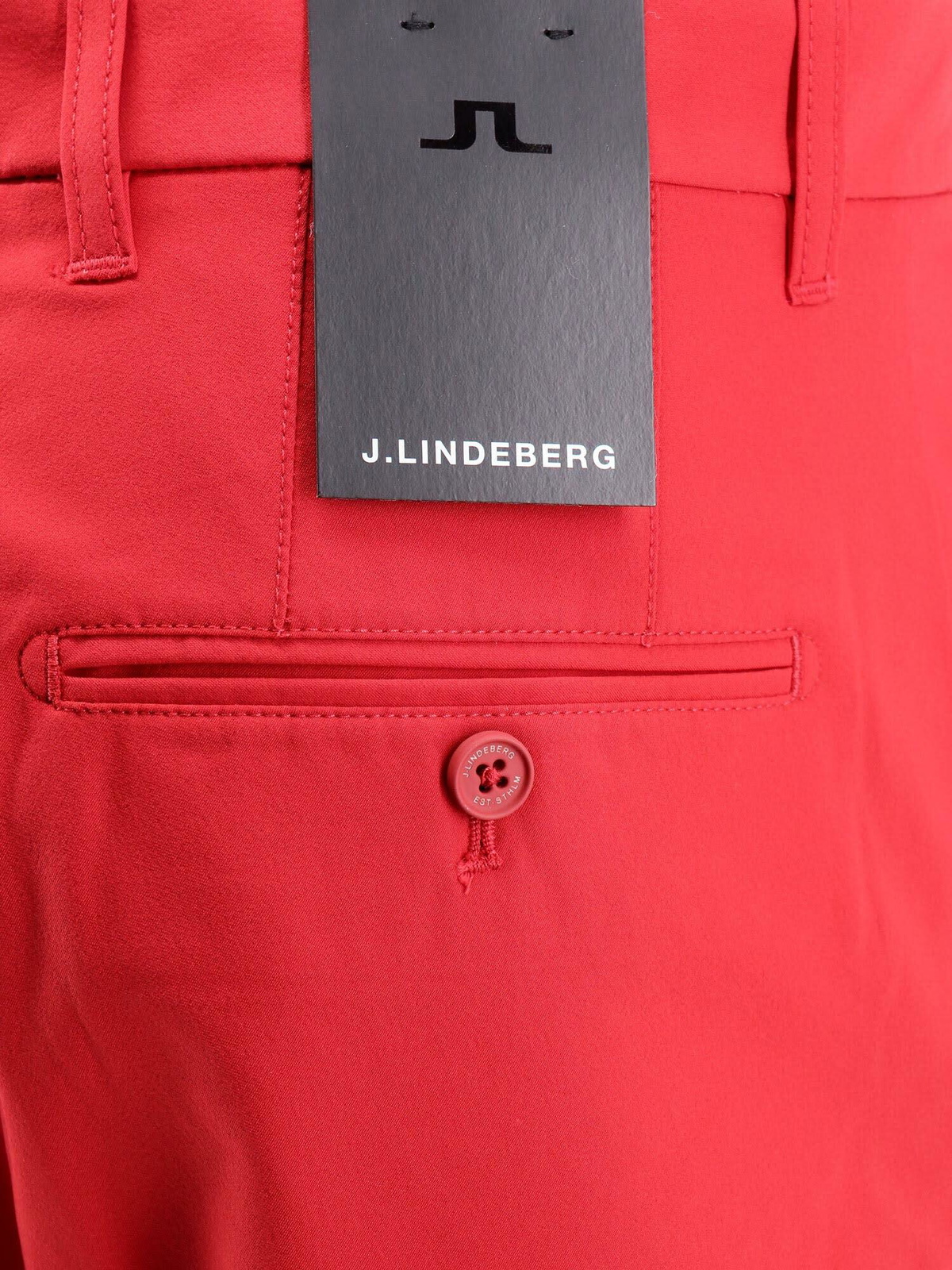 J.Lindeberg Technical Fabric Bermuda Shorts With Logo Patch