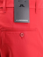 J.Lindeberg Technical Fabric Bermuda Shorts With Logo Patch