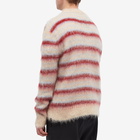 Marni Men's Mohair Crew Neck Knit in Tan