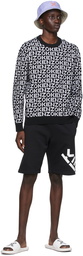 Kenzo Black Monogram Sweater