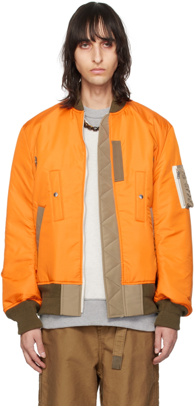 sacai low orange