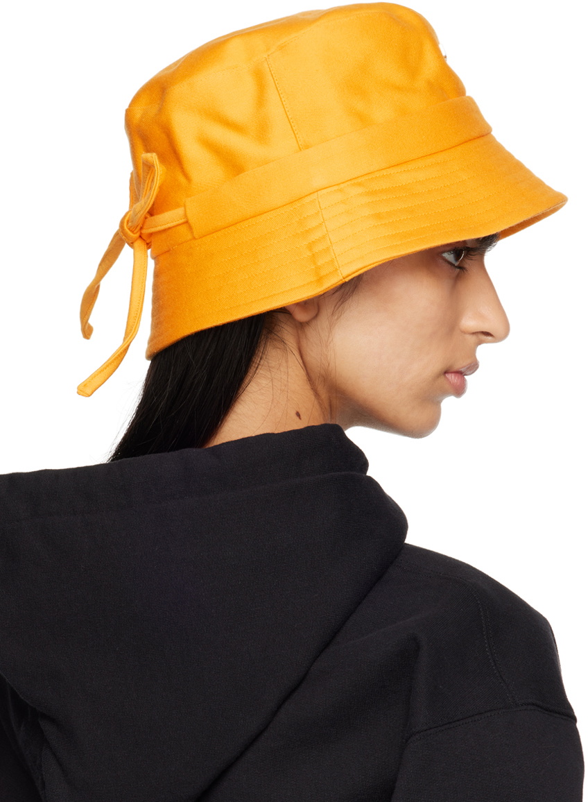 Jacquemus Orange 'Le bob Gadjo' Bucket Hat Jacquemus