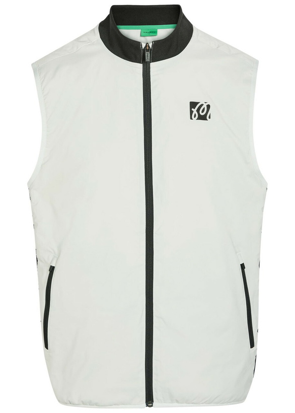 Photo: Malbon Performance Logo-print Shell Vest Silver