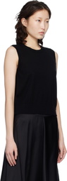 ANINE BING Black Moni Crop Tank Top