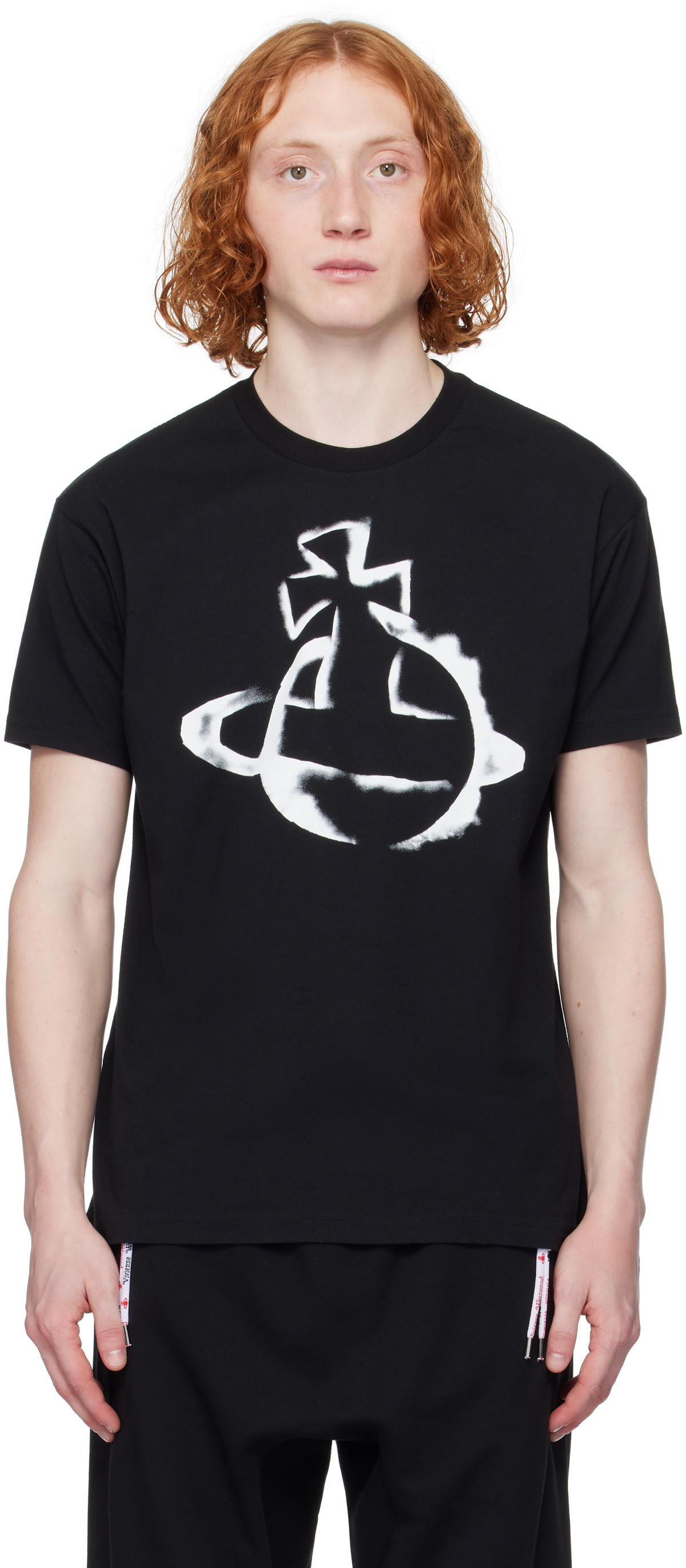 【VIVIENNE WESTWOOD】BIG SALE★STENCIL ORB CLASSIC Tシャツ black-stencil-orb-classic-t-