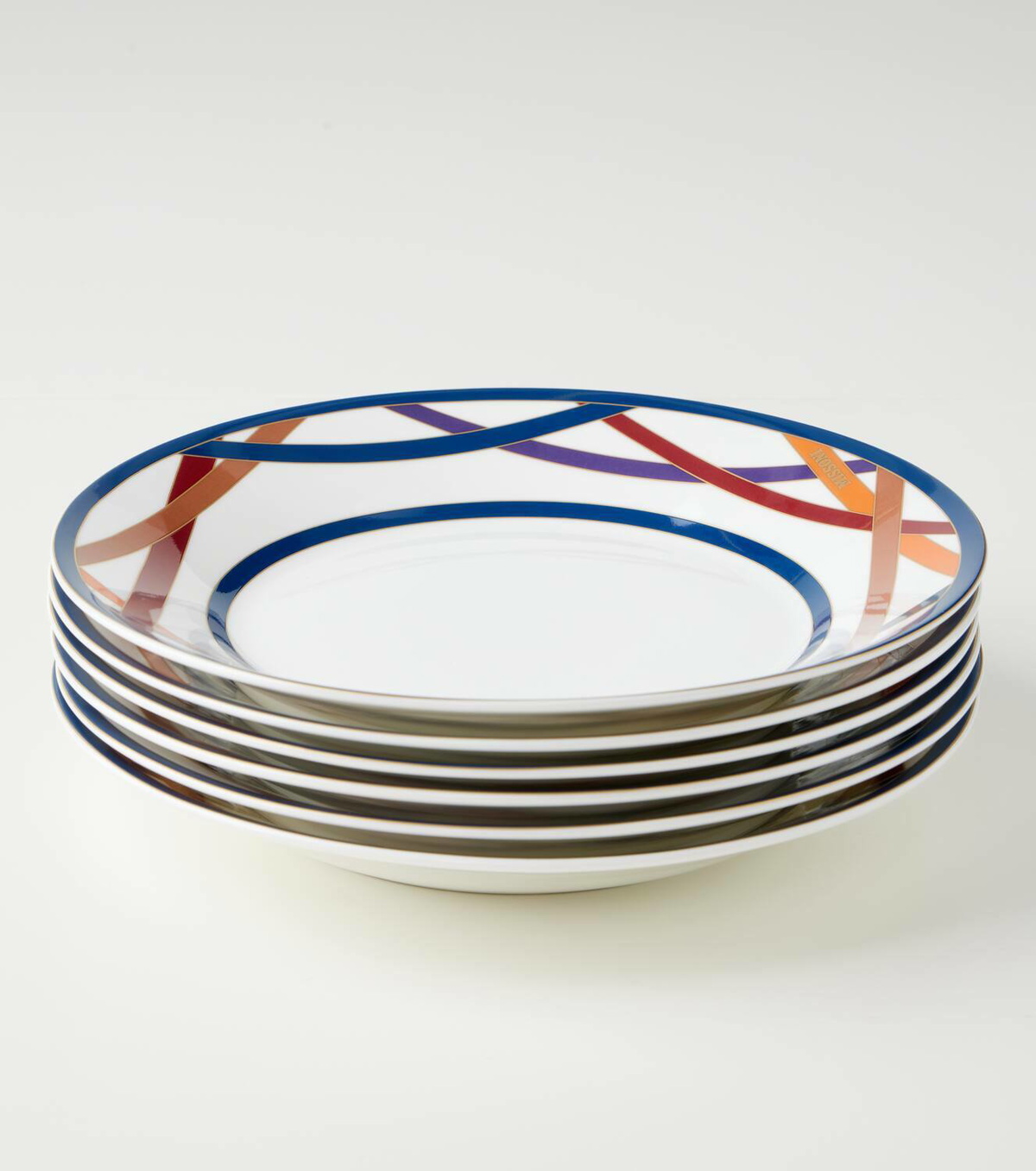 Missoni Nastri set of 6 ceramic soup plates