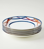 Missoni Nastri set of 6 ceramic soup plates