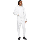 Nike White Sportswear Club Zip-Up Hoodie