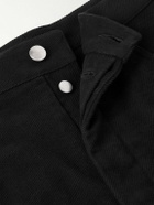 Rick Owens - Straight-Leg Cotton-Twill Cargo Trousers - Black