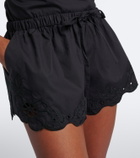 SIR Klara emboirdered cotton shorts