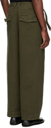 Entire Studios Khaki Gully Trousers
