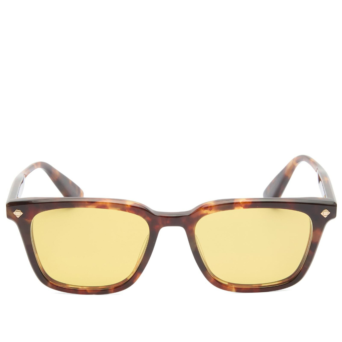 Lunetterie Générale Architect Sunglasses in Medium Tortoise/14K Gold 