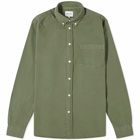 Norse Projects Men's Anton Light Twill Shirt in Spruce Green