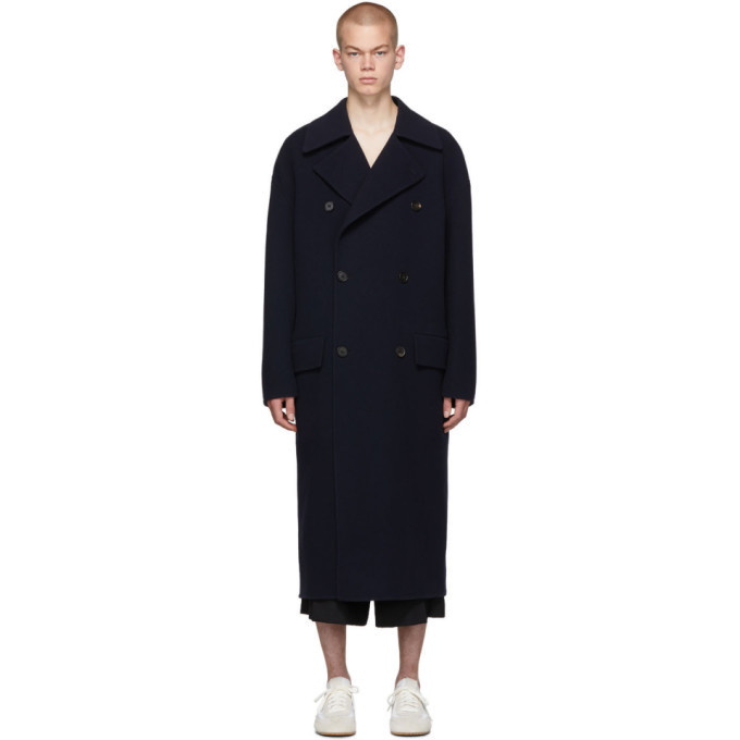 Photo: Loewe Navy Long Coat