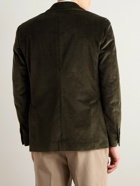 Lardini - Stretch-Cotton Corduroy Suit Jacket - Green