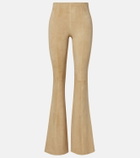 Stouls Gege suede flared pants