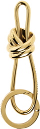 Bottega Veneta Gold Andiamo Keychain