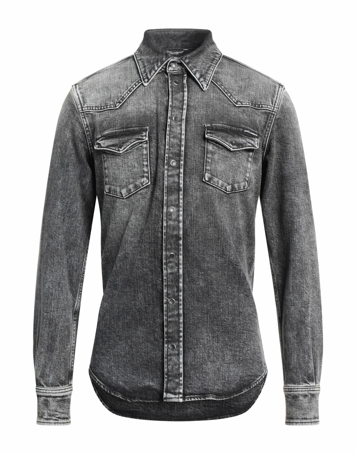 Dolce & gabbana Mens Denim shirt in Black